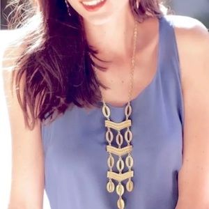 Stella & Dot Gold Plated Design 'Kimberly' Statement Necklace